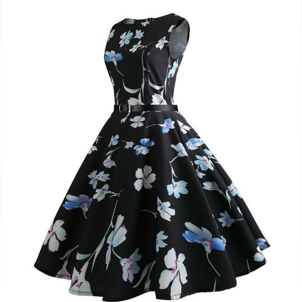 50’s style dress. Sized Large but fits like a S/M.
